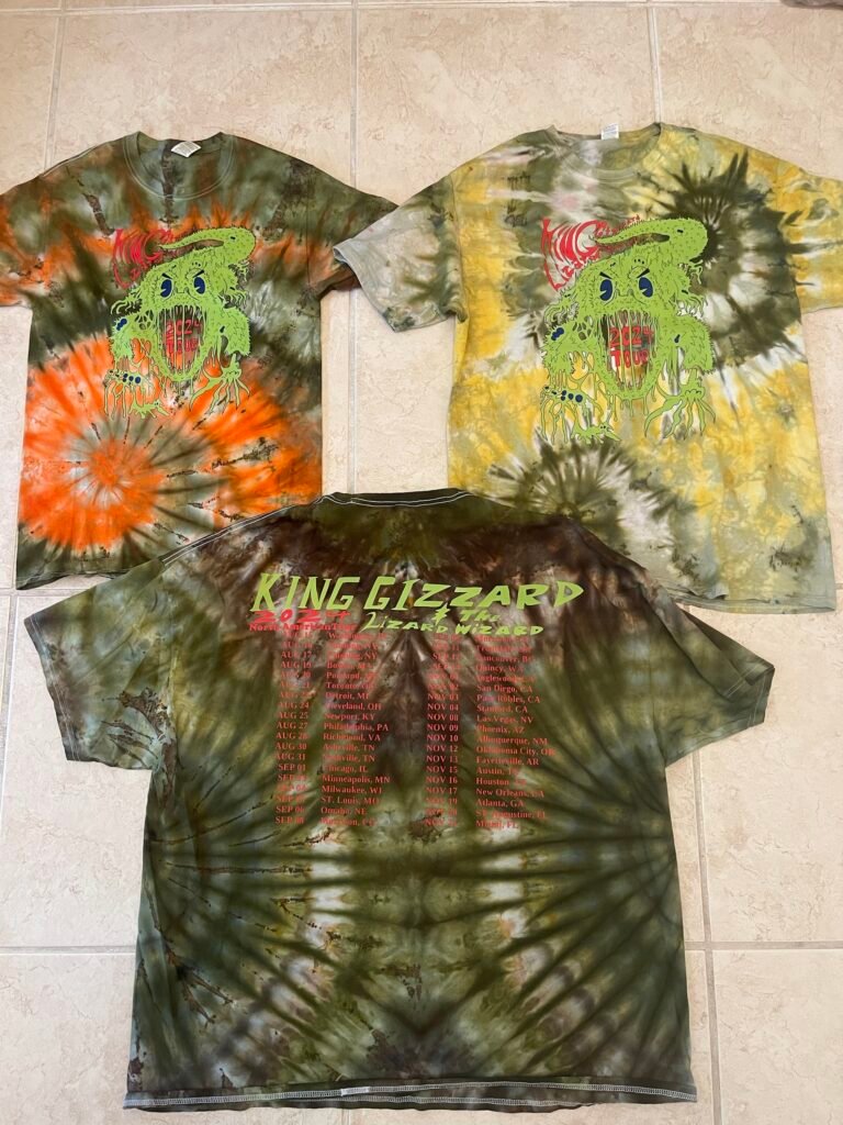 King Gizzard Gator 24 Tour Shirt Small - Image 3