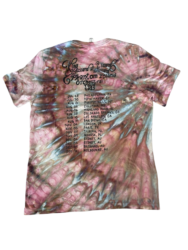 King Gizzard Phantom Island Tour Shirt-Ice-Cream Sunset - Image 2
