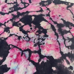 Large- I care more about due process than oil prices shirt