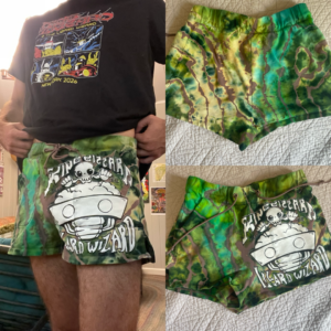 Small- Alien Metal Geode Shorts