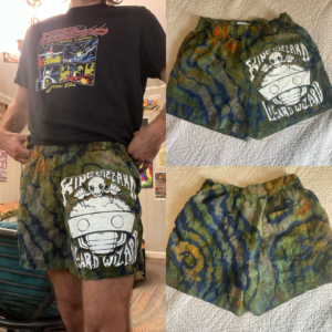 Large-Alien Metal Geode Shorts