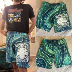 XL- Alien Metal Geode Shorts
